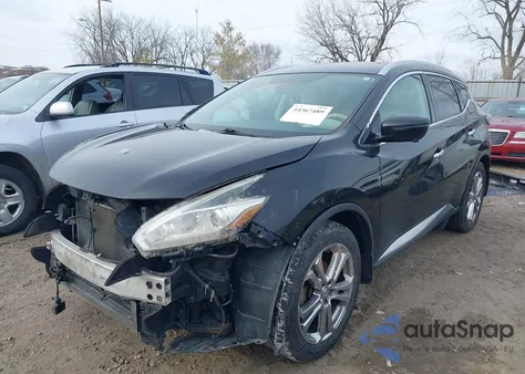2016 Nissan Murano Platinum from USA, damaged, VIN 5N1AZ2MH6GN143520